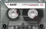 Compact Cassette BASF Chrome Standard II 60 Type II Chrome 1991 Europe