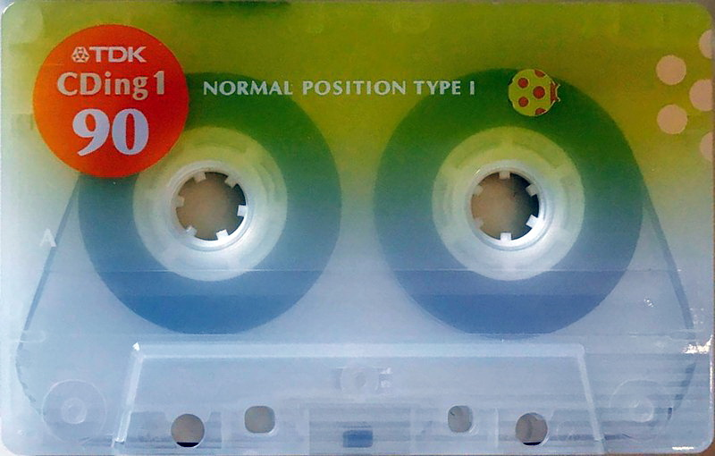 Compact Cassette TDK CDing 1 90 "CD1-90U" Type I Normal 2005 Japan