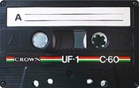 Compact Cassette Crown / Crown Radio Corporation UF-1 60 Type I Normal Europe