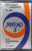 Compact Cassette Mnemo 3 60 Type I Normal 1973 Italy
