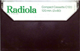 Compact Cassette Radiola Studio Quality 120 Type I Normal 1969 Europe
