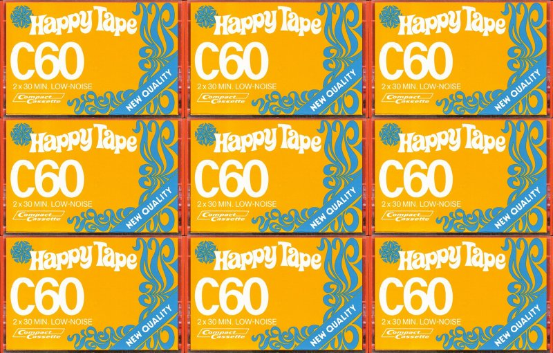 Compact Cassette Happy Tape 60 Type I Normal 1977 Germany