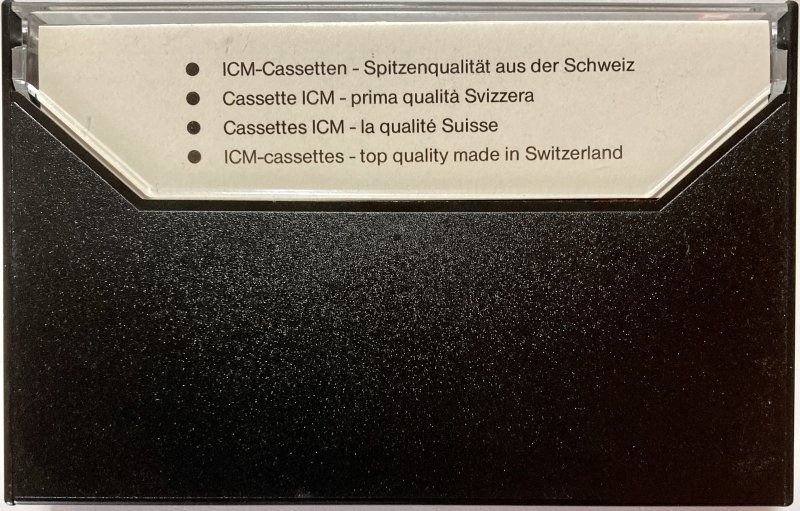 Compact Cassette: ICM  -  60