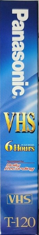 VHS, Video Home System Panasonic SP 120 "NV-T120CAA" Type I Normal North America