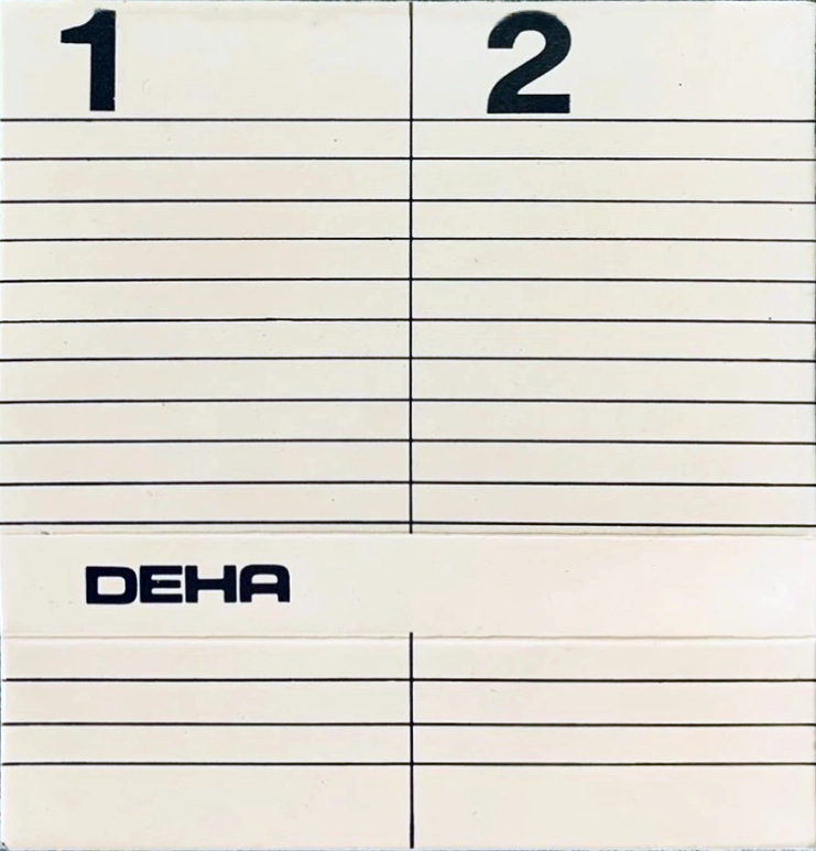 Compact Cassette Deha 90 "white" Type I Normal Germany