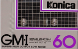 Compact Cassette Konica GM-I 60 "Grand Master I" Type I Normal 1984 USA