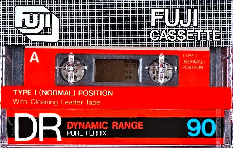 Compact Cassette Fuji DR 90 Type I Normal 1980 Japan