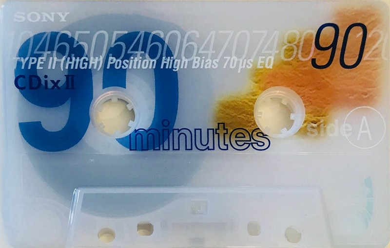 Compact Cassette Sony CDix II 90 "C-90CDX2F" Type II Chrome 1998 Japan