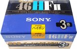 3 pack Sony HFII 46 Type II Chrome 1995 Japan
