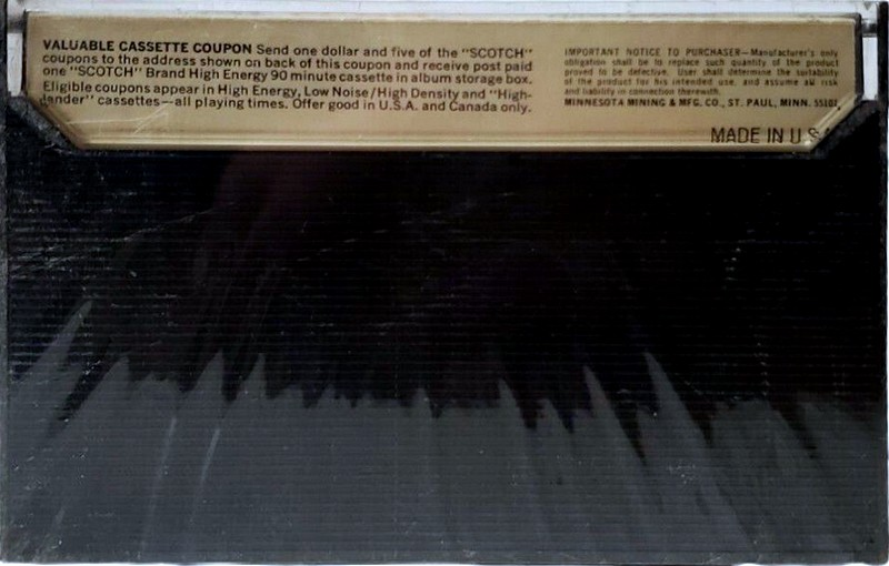 Compact Cassette Scotch High Energy 60 Type I Normal 1973 USA