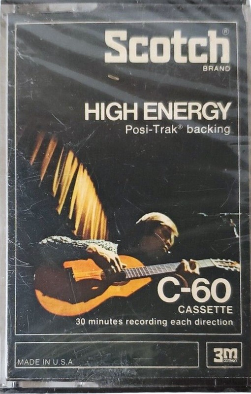 Compact Cassette Scotch High Energy 60 Type I Normal 1973 USA