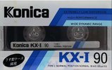 Compact Cassette Konica KX-I 90 Type I Normal 1988 Japan
