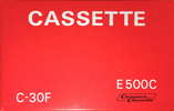 Compact Cassette No Name 30 "E 500C" Type I Normal