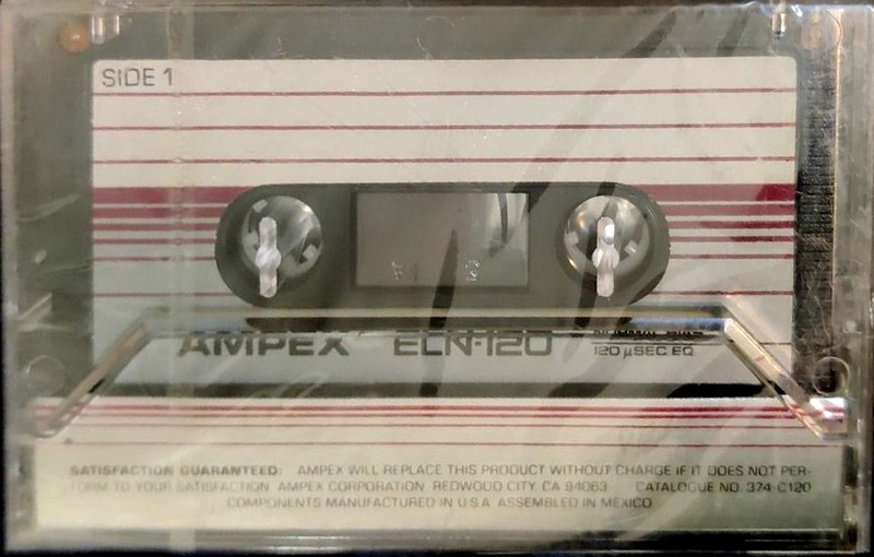 Compact Cassette Ampex ELN 120 Type I Normal 1982 USA
