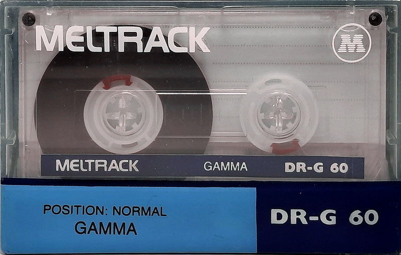 Compact Cassette Meltrack DR-G 60 "GAMMA" Type I Normal India