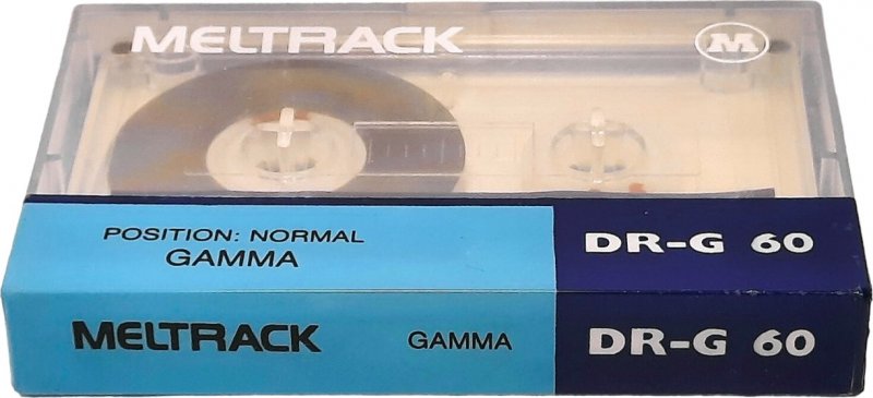 Compact Cassette Meltrack DR-G 60 "GAMMA" Type I Normal India
