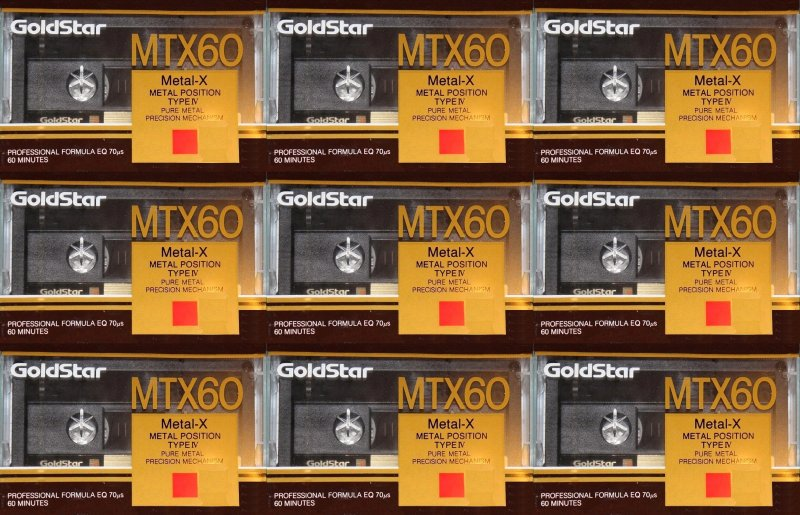 Compact Cassette: GoldStar / LG Goldstar - MTX 60