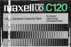 Compact Cassette Maxell UD 120 Type I Normal 1972 Japan
