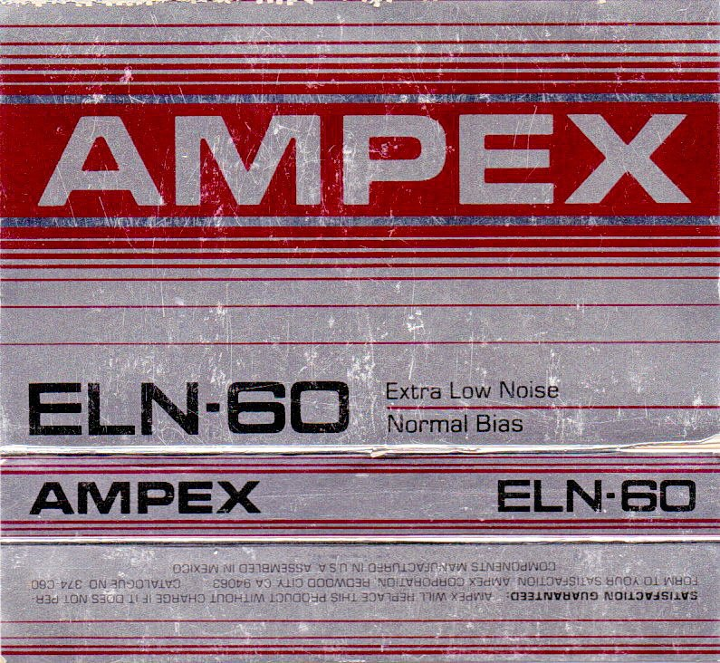 Compact Cassette Ampex ELN 60 "374-C60" Type I Normal 1982 USA