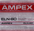Compact Cassette Ampex ELN 60 "374-C60" Type I Normal 1982 USA
