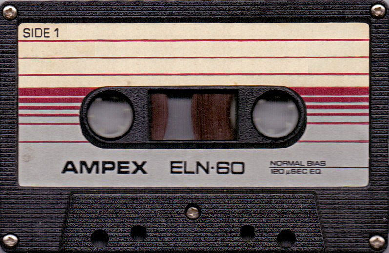 Compact Cassette Ampex ELN 60 "374-C60" Type I Normal 1982 USA