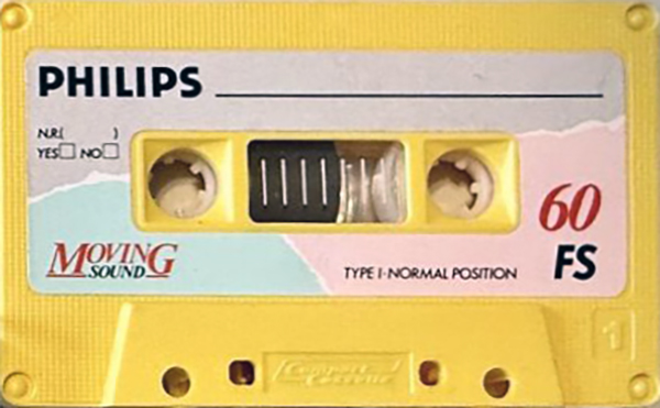Compact Cassette Philips FS 60 "Moving Sound" Type I Normal 1986 Europe