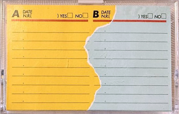 Compact Cassette Philips FS 60 "Moving Sound" Type I Normal 1986 Europe