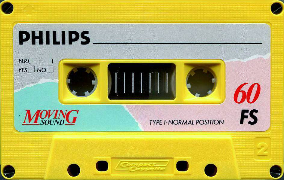 Compact Cassette Philips FS 60 "Moving Sound" Type I Normal 1986 Europe