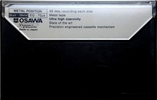 Compact Cassette Osawa MX 60 Type IV Metal 1983 Japan