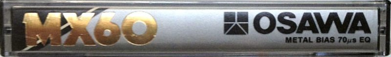 Compact Cassette Osawa MX 60 Type IV Metal 1983 Japan