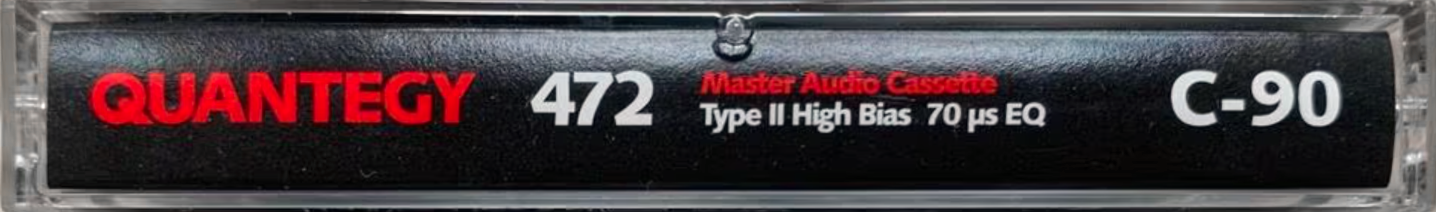Compact Cassette Quantegy 472 90 Type II Chrome 1996 USA