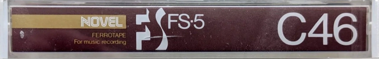Compact Cassette Novel FS-5 46 Type I Normal 1980 Japan