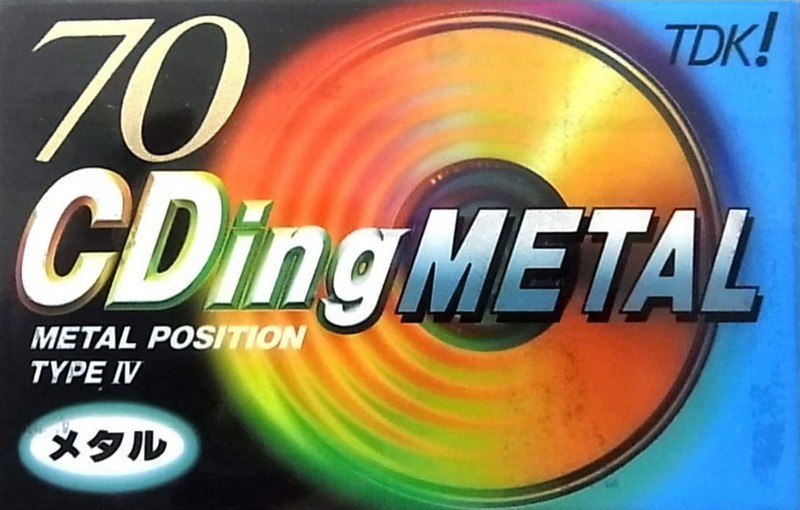 Compact Cassette: TDK  - CDing Metal 70