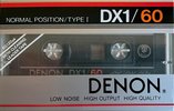Compact Cassette Denon DX1 60 Type I Normal 1983 Near East