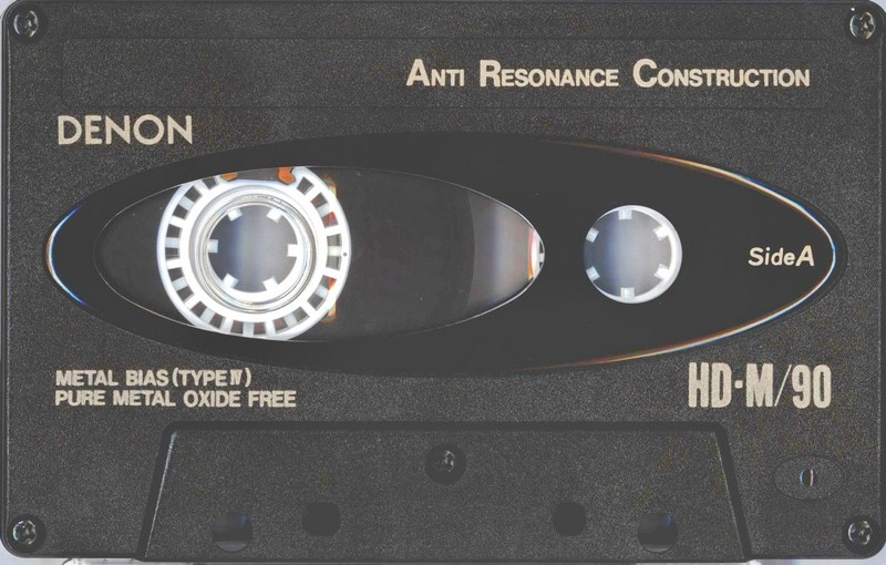 Compact Cassette Denon HD-M 90 "HD-M90TE" Type IV Metal 1994 Europe, North America