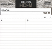 Compact Cassette Denon HD-M 90 "HD-M90TE" Type IV Metal 1994 Europe, North America