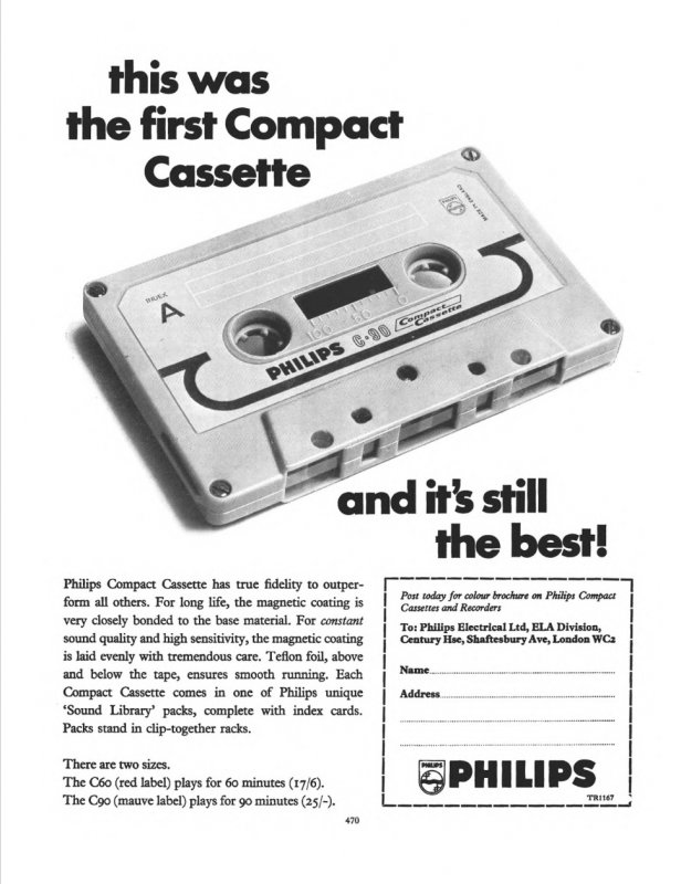 Compact Cassette: Philips  -  60