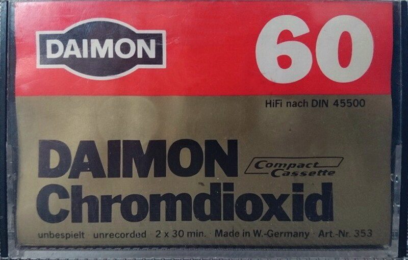 Compact Cassette Daimon 60 Type II Chrome 1977 Germany
