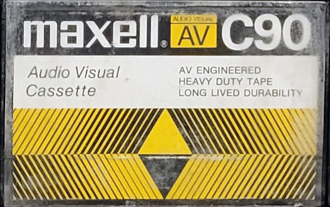 Compact Cassette Maxell AV 90 Type I Normal 1985 USA