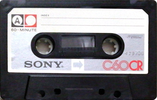 Compact Cassette Sony CR 60 Type II Chrome 1973 Japan