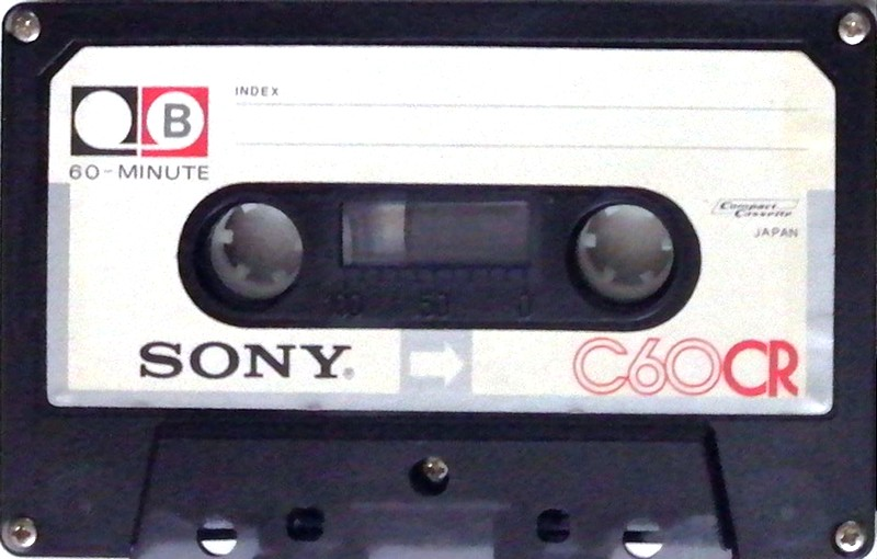 Compact Cassette Sony CR 60 Type II Chrome 1973 Japan