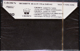 Compact Cassette Crown / Crown Radio Corporation 60 Type I Normal Hong Kong