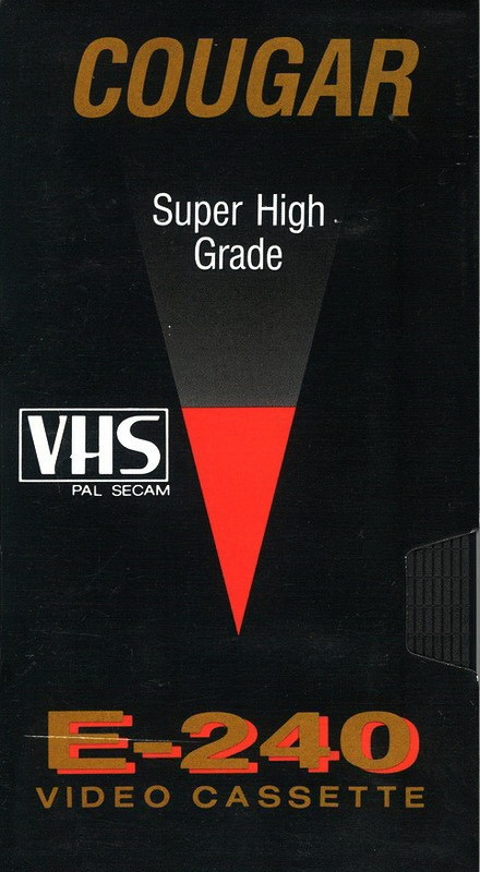 VHS, Video Home System Cougar 240 Type I Normal