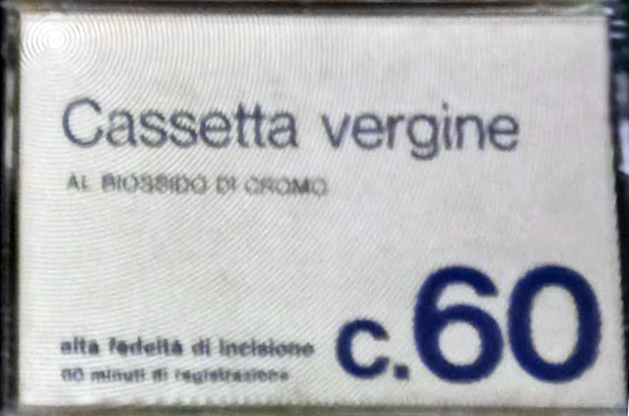 Compact Cassette No Name 60 Type II Chrome Italy