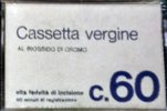 Compact Cassette No Name 60 Type II Chrome Italy