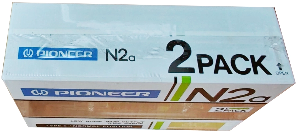 2 pack Pioneer N2 60 "N2a" Type I Normal 1982 Japan