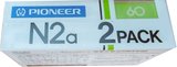 2 pack Pioneer N2 60 "N2a" Type I Normal 1982 Japan