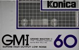 Compact Cassette Konica GM-I 60 "Grand Master I" Type I Normal 1984 Europe
