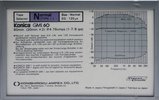 Compact Cassette Konica GM-I 60 "Grand Master I" Type I Normal 1984 Europe