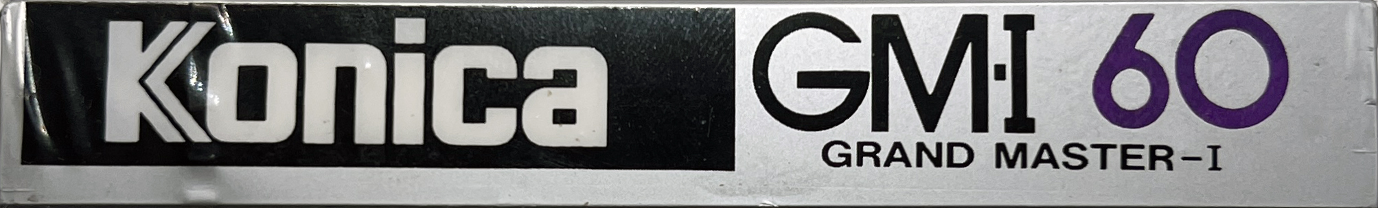 Compact Cassette Konica GM-I 60 "Grand Master I" Type I Normal 1984 Europe